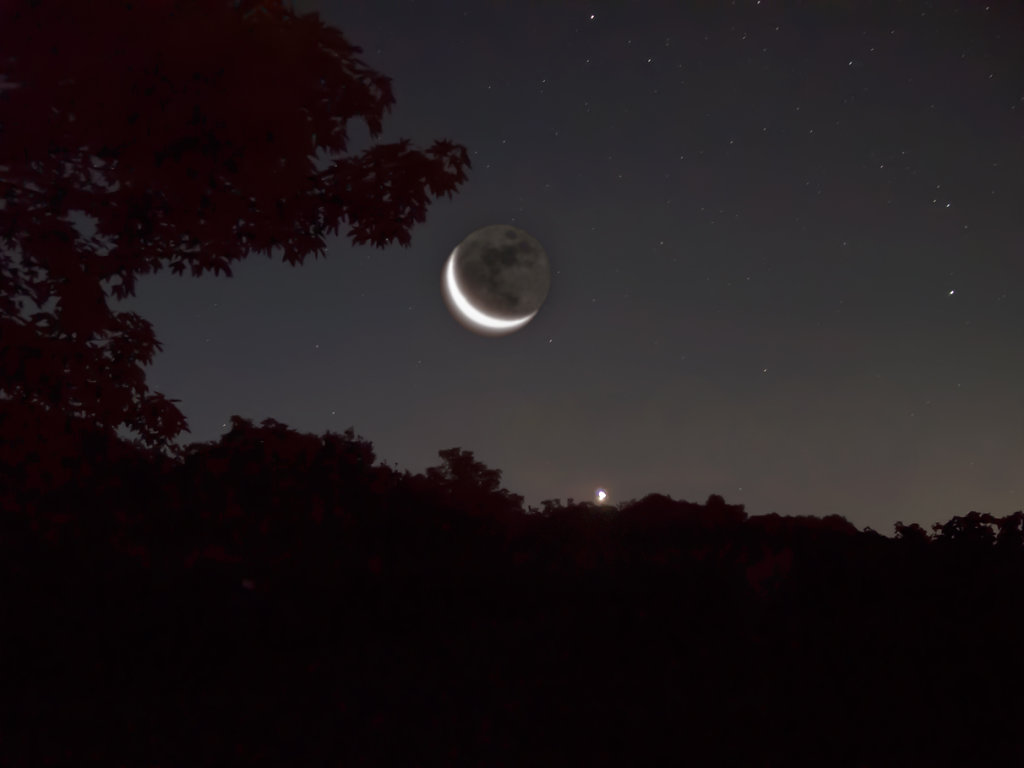 kurz vor Neumond